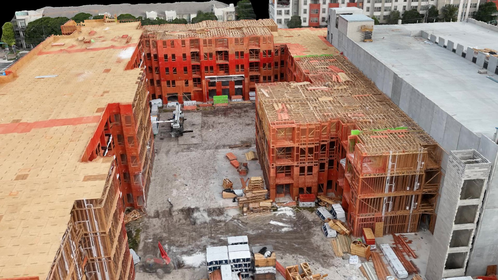Drone based 3D Model of a construction site in Austin Texas
